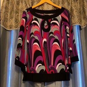 Kim Rogers Retro mid hip  blouse (New)